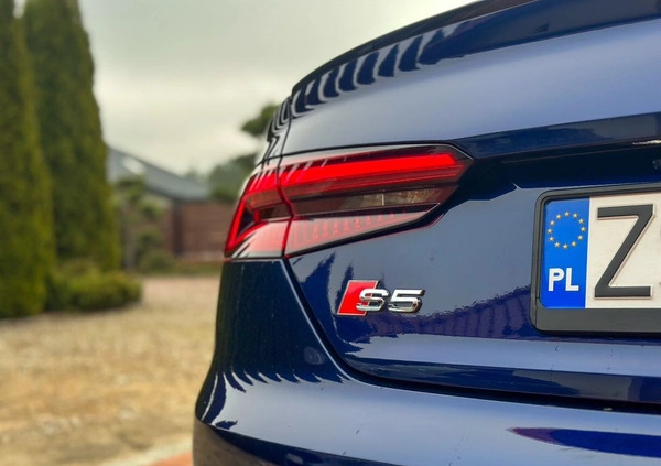 Audi S5 cena 179900 przebieg: 75000, rok produkcji 2017 z Szczecinek małe 436
